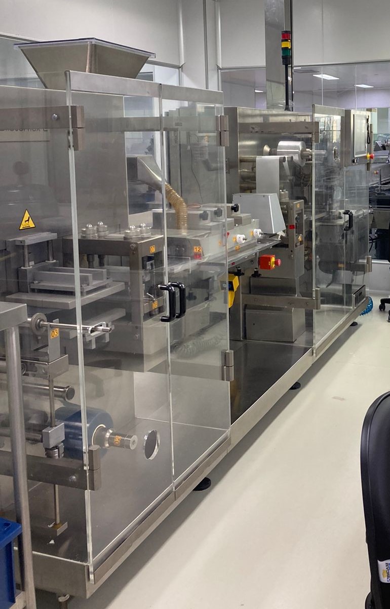 Retrofit de emblistadeira farmaceutica: CLP B&R e came eletronico